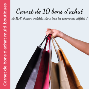 Carnet Bons d'achat multiboutiques - Mon Coeur du Commerce - SMVI