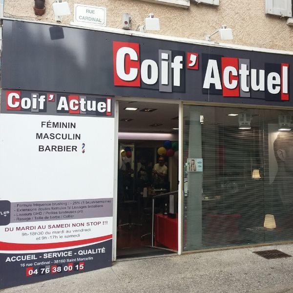 COIF ACTUEL_Salon de coiffure-VITRINE