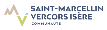 Mon coeur du Commerce smvi - Partenaire communauté de communes st marcellin - logo de la com com