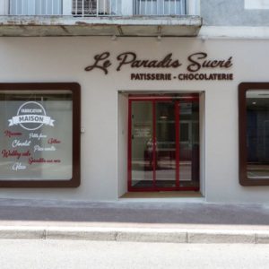 LE PARADIS SUCRE-Pâtisserie-Chocolaterie-vitrine