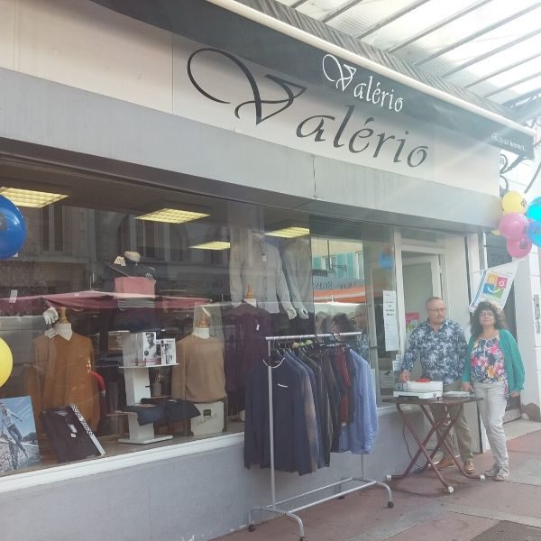 Valério-Prêt à porter masculin-vitrine