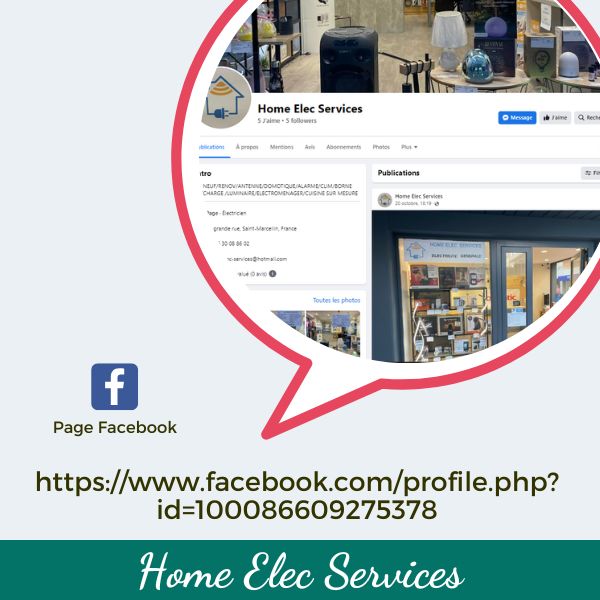 Home Elec Services vitrine numérique coeur du commerce