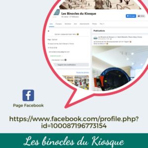 Les binocles du Kiosque vitrine numérique Coeur du Commerce