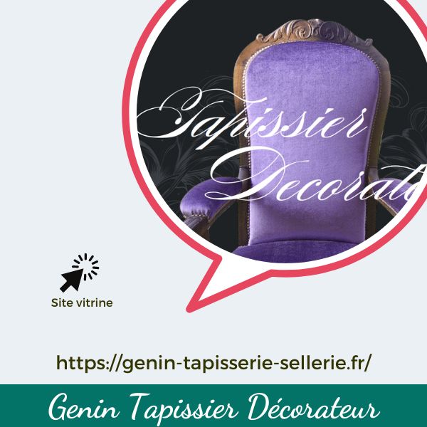 Genin Tapissier Decorateur Coeur du Commerce vitrine numérique